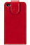 Чехол для iPhone 4, 4S кожаный - блокнот Griffin (США) Vertical красный