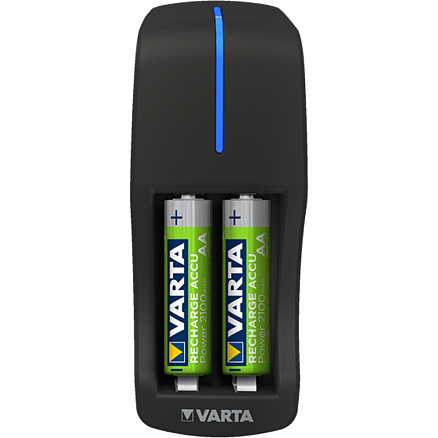 Зарядное устройство Varta Mini Charger для 2-х AA, AAA c аккумуляторами АА 2100мАч 2 шт.