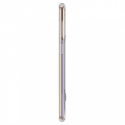 Чехол для Samsung Galaxy S21 гибридный с подставкой Spigen Slim Armor Essential S прозрачный