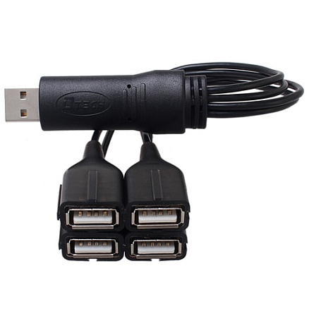 USB 2.0 HUB (разветвитель) на 4 порта Dtech DT-3020