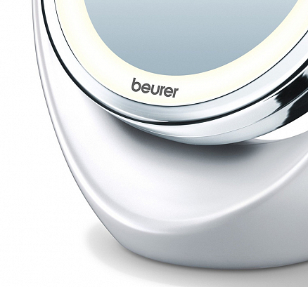 Зеркало для макияжа с подсветкой настольное Beurer BS 49 белое