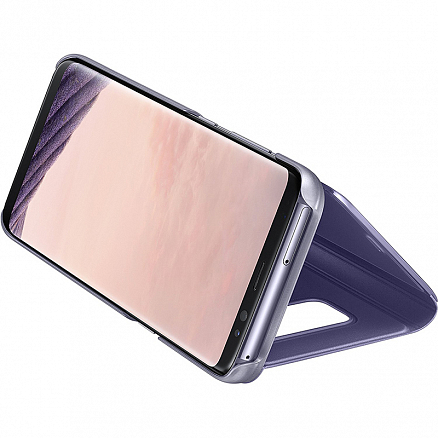 Чехол для Samsung Galaxy S8 G950F книжка оригинальный Clear View Standing Cover EF-ZG950CVEG фиолетовый
