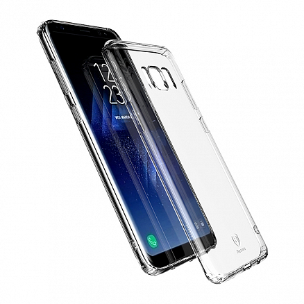 Чехол для Samsung Galaxy S8 G950F ультратонкий мягкий Baseus Simple прозрачный
