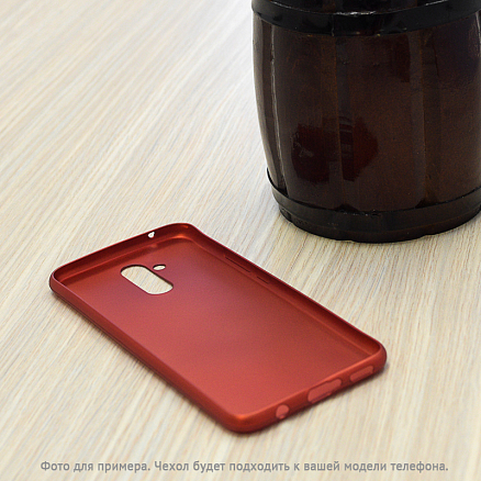 Чехол для Xiaomi Redmi 6 гелевый CN красный