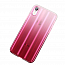 Чехол для iPhone XR пластиковый тонкий Baseus Aurora прозрачно-розовый 