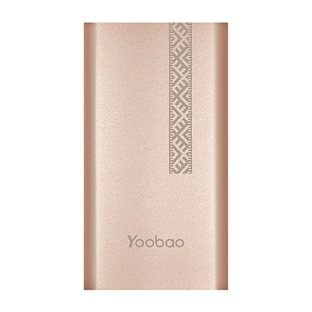 Внешний аккумулятор Yoobao PL8 Honar Edition ультратонкий 8000мАч (ток 2.1А) розовое золото