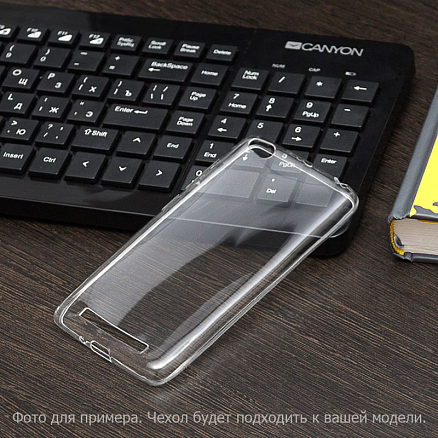 Чехол для Xiaomi Redmi Note 3, Redmi Note 3 Pro ультратонкий гелевый 0,5мм Nova Crystal прозрачный