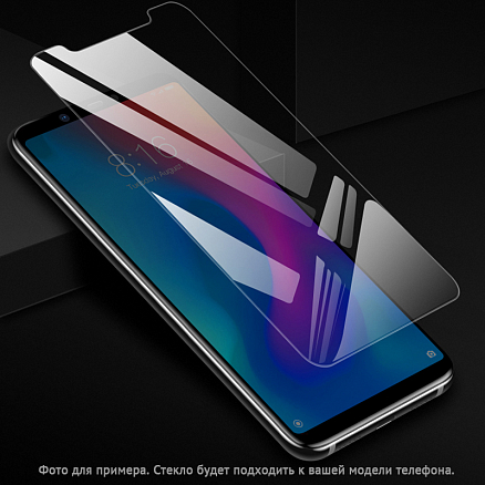 Защитное стекло для Samsung Galaxy J6+ на экран противоударное Lito-1 2.5D 0,33 мм
