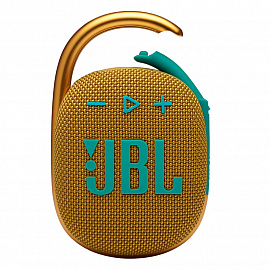 Портативная колонка JBL Clip 4 с защитой от воды желтая