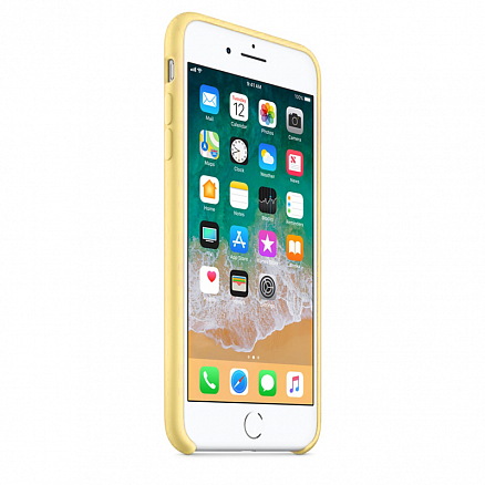 Чехол для iPhone 7, 8 силиконовый оригинальный Apple MQ5A2ZM желтый