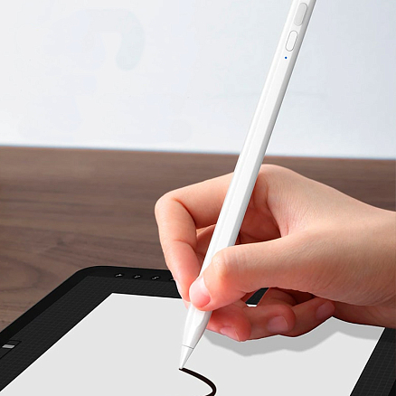 Стилус активный для Apple iPad Baseus Smooth Writing Capacitive белый