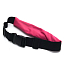 Сумка на пояс спортивная для телефона GreenGo Premium черно-розовая