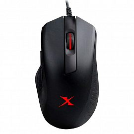 Мышь проводная USB оптическая A4Tech Bloody X5 Max с подсветкой 9 кнопок 10000 dpi игровая черная