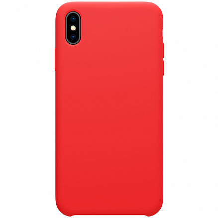 Чехол для iPhone XS Max силиконовый Nillkin Flex Pure красный