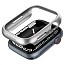 Чехол для Apple Watch 45 мм пластиковый тонкий Spigen Thin Fit серый