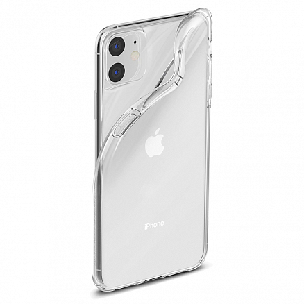 Чехол для iPhone 11 гелевый ультратонкий Spigen SGP Liquid Crystal прозрачный