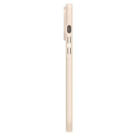 Чехол для iPhone 14 Pro пластиковый Spigen Thin Fit бежевый