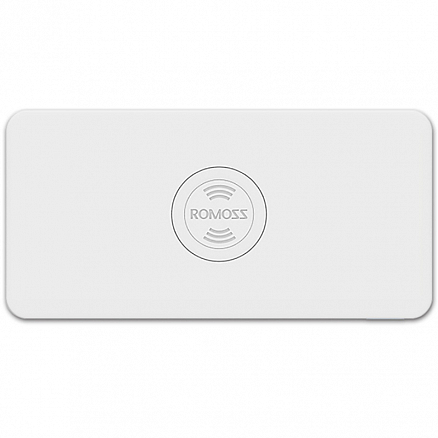Внешний аккумулятор Romoss Freemos 10 с беспроводной зарядкой 10000мАч (ток 1А, быстрая зарядка QC 2.0) белый