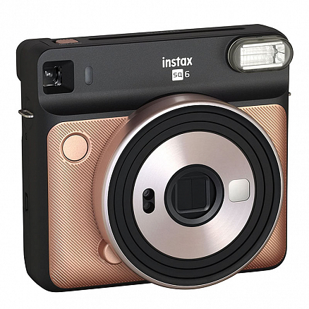 Фотоаппарат мгновенной печати Fujifilm Instax Square SQ6 розовое золото