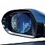 Защитная пленка антидождь на зеркало заднего вида автомобиля 95х95 мм круглая 2 шт.