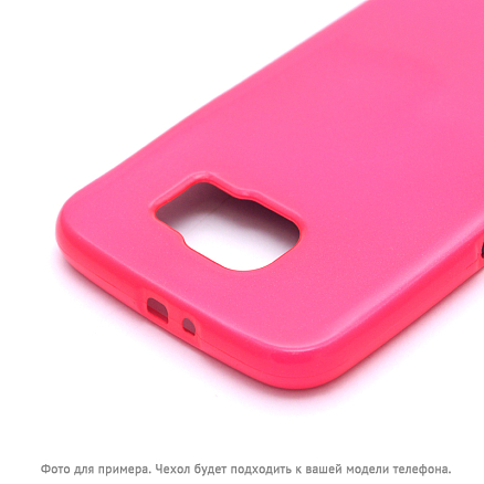 Чехол для Samsung Galaxy S6 гелевый Beeyo Spark розовый