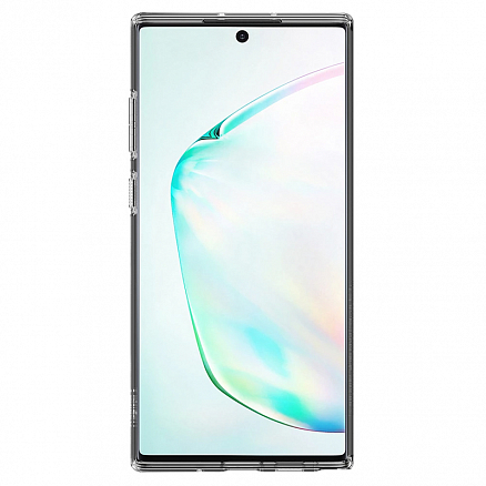 Чехол для Samsung Galaxy Note 10+ гелевый ультратонкий Spigen SGP Liquid Crystal прозрачный