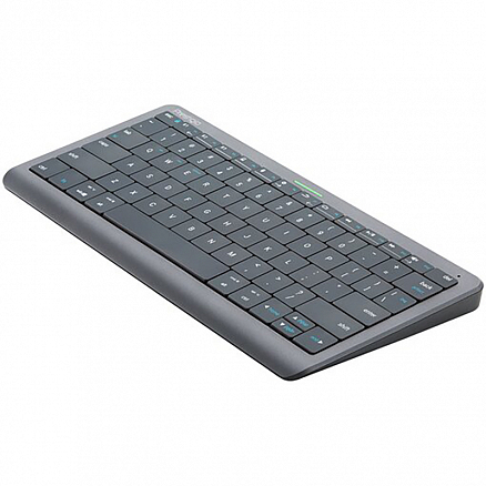 Клавиатура беспроводная Bluetooth гибридная Prestigio Click&Touch черная 