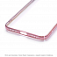 Чехол для iPhone X, XS пластиковый Devia Glimmer прозрачный с розовым золотом