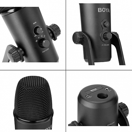 Микрофон студийный USB Boya BY-PM700