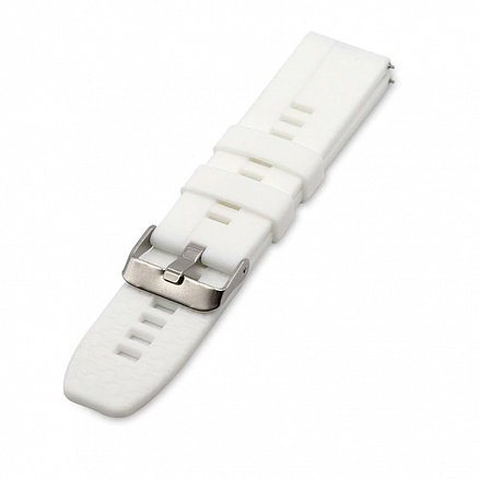 Ремешок-браслет для Huawei Watch GT, GT 2 46 мм силиконовый Nova Durable белый