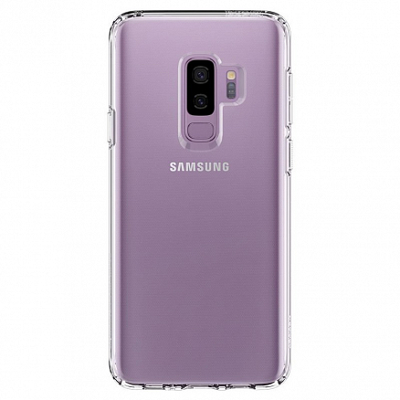 Чехол для Samsung Galaxy S9+ гелевый ультратонкий Spigen SGP Liquid Crystal прозрачный