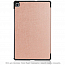 Чехол для Samsung Galaxy Tab S6 Lite 10.4 P610, P615 кожаный Nova-06 розовое золото