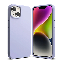 Чехол для iPhone 14 гибридный Ringke Silicone фиолетовый