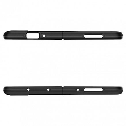 Чехол для Samsung Galaxy Z Fold 3 пластиковый тонкий Spigen Thin Fit черный