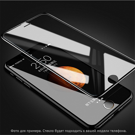 Защитное стекло для iPhone XR, 11 на весь экран противоударное ISA Premium черное