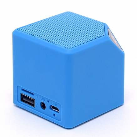Портативная колонка Forever BS-130 с FM-радио, USB и поддержкой microSD карт голубая