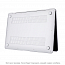 Чехол для Apple MacBook Pro 15 Touch Bar A1707, A1990 пластиковый глянцевый DDC Crystal Shell прозрачный