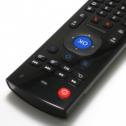 Пульт управления для ПК, Smart TV, Android TV с клавиатурой, микрофоном и Air Mouse MX3-M универсальный