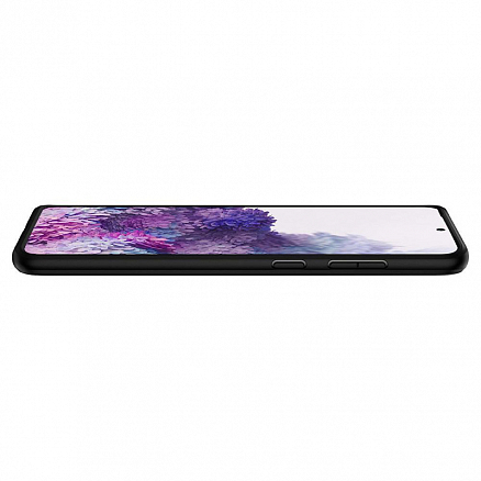 Чехол для Samsung Galaxy S20+ гибридный Spigen SGP Ultra Hybrid прозрачно-черный матовый