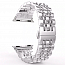 Ремешок-браслет для Apple Watch 42 и 44 мм металлический Nova Metal-7 серебристый
