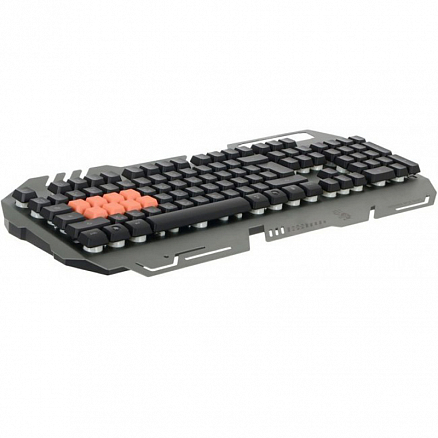 Клавиатура A4Tech Bloody B418 USB механическая с подсветкой влагозащитная игровая серая