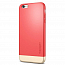 Чехол для iPhone 6, 6S пластиковый защитный Spigen SGP Style Armor красный