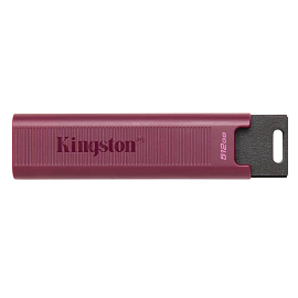 Флешка Kingston DataTraveler Max 512GB USB 3.2 Gen 2 бордовая