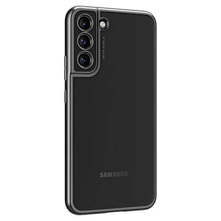 Чехол для Samsung Galaxy S22+ гелевый Spigen Optik Crystal прозрачно-серый