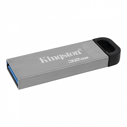 Флешка Kingston DataTraveler Kyson 32GB металл серебристая