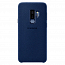 Чехол для Samsung Galaxy S9+ оригинальный Alcantara Cover EF-XG965ALEG синий