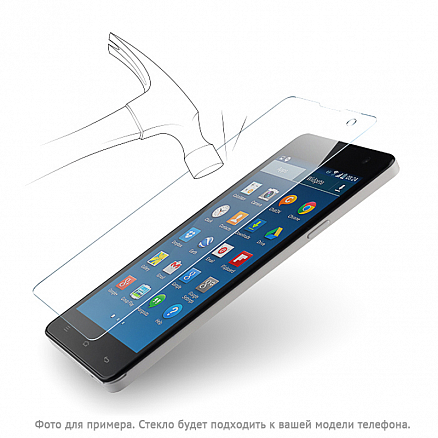 Защитное стекло для iPhone 6, 6S на экран противоударное Forever