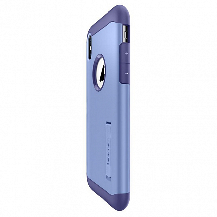Чехол для iPhone X гибридный тонкий Spigen SGP Slim Armor фиолетовый
