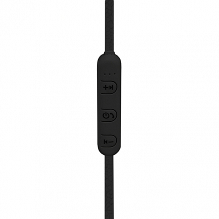 Наушники беспроводные Bluetooth ISA BE-06 вакуумные с микрофоном для спорта черные