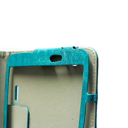 Чехол для LG G PAD 8.3 V500 кожаный NOVA-05 голубой